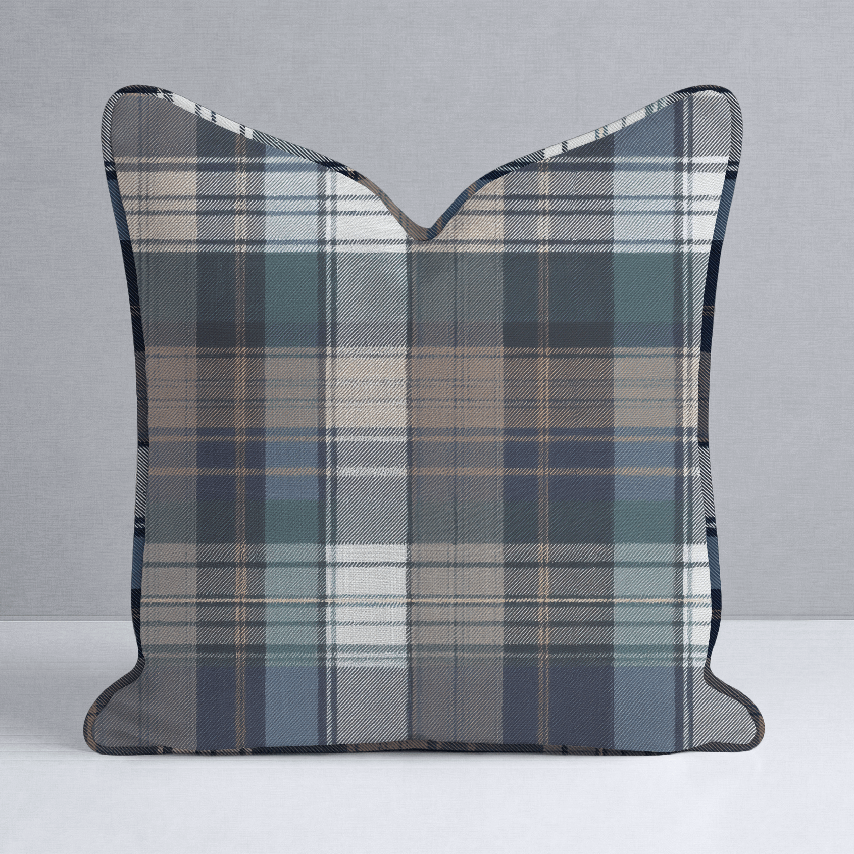 Highland Plaid Throw Pillow - Lemon Park