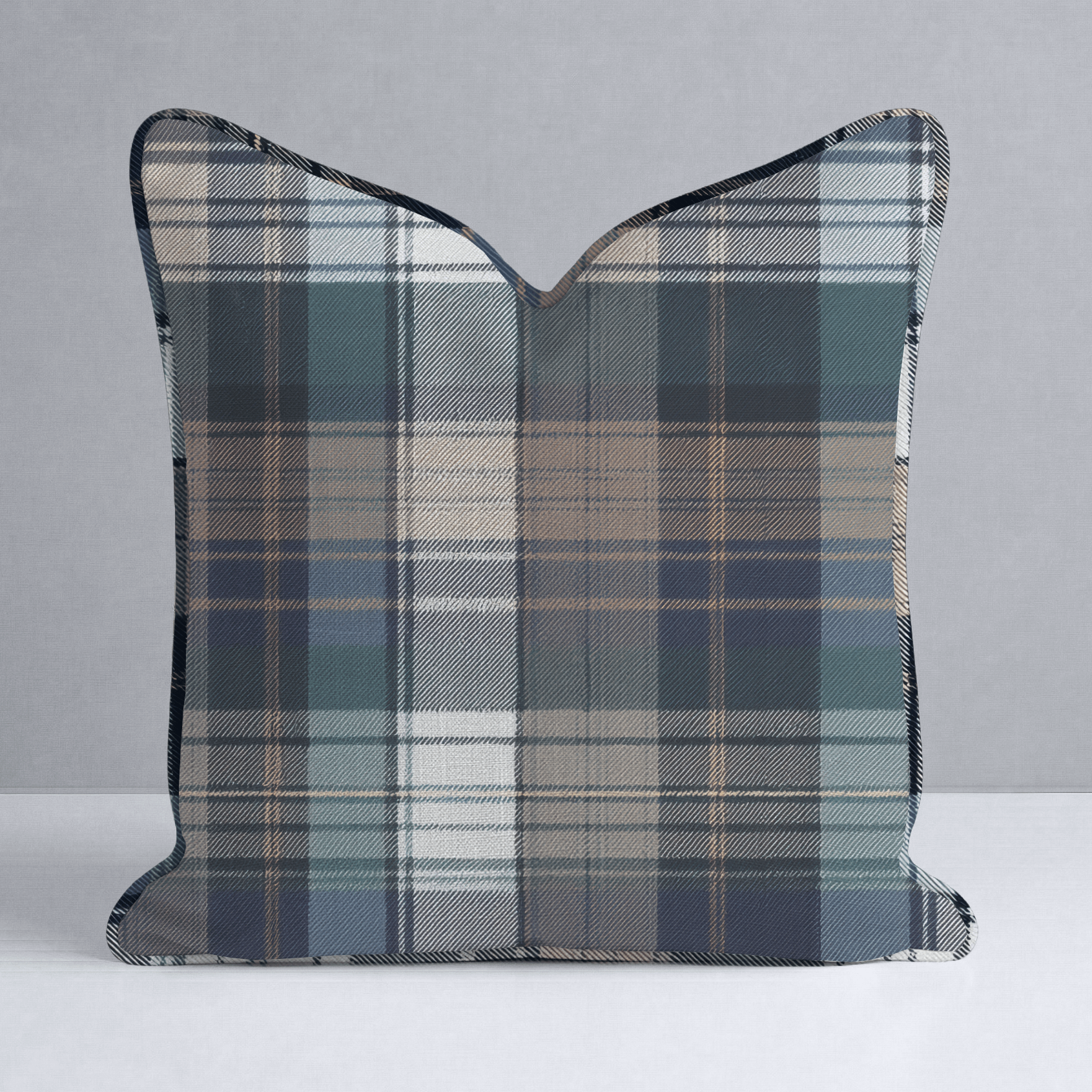 Highland Plaid Throw Pillow - Lemon Park