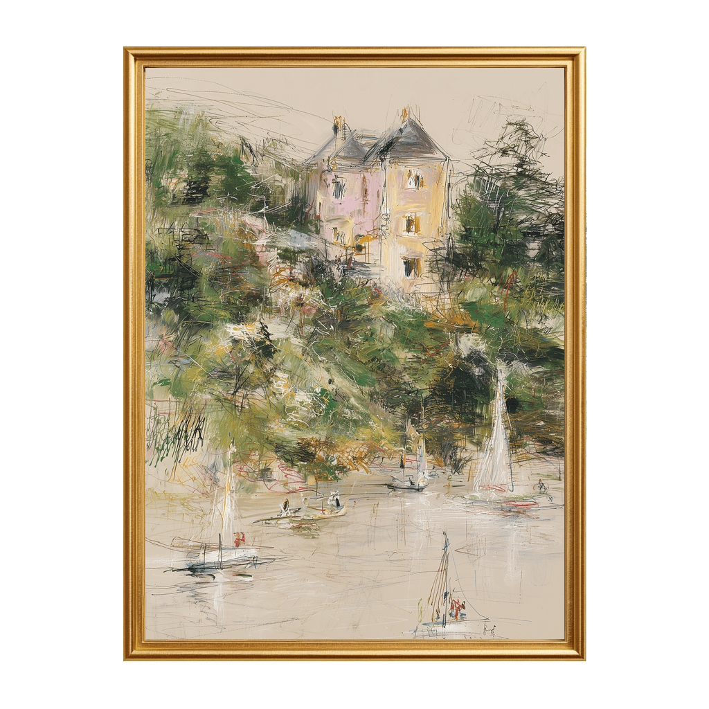 Hilltop Maison - Art Print - Lemon Park