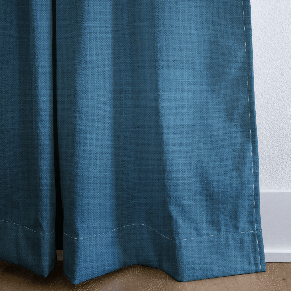 Hint Of Lime Deep Aqua - Drapery - Lemon Park