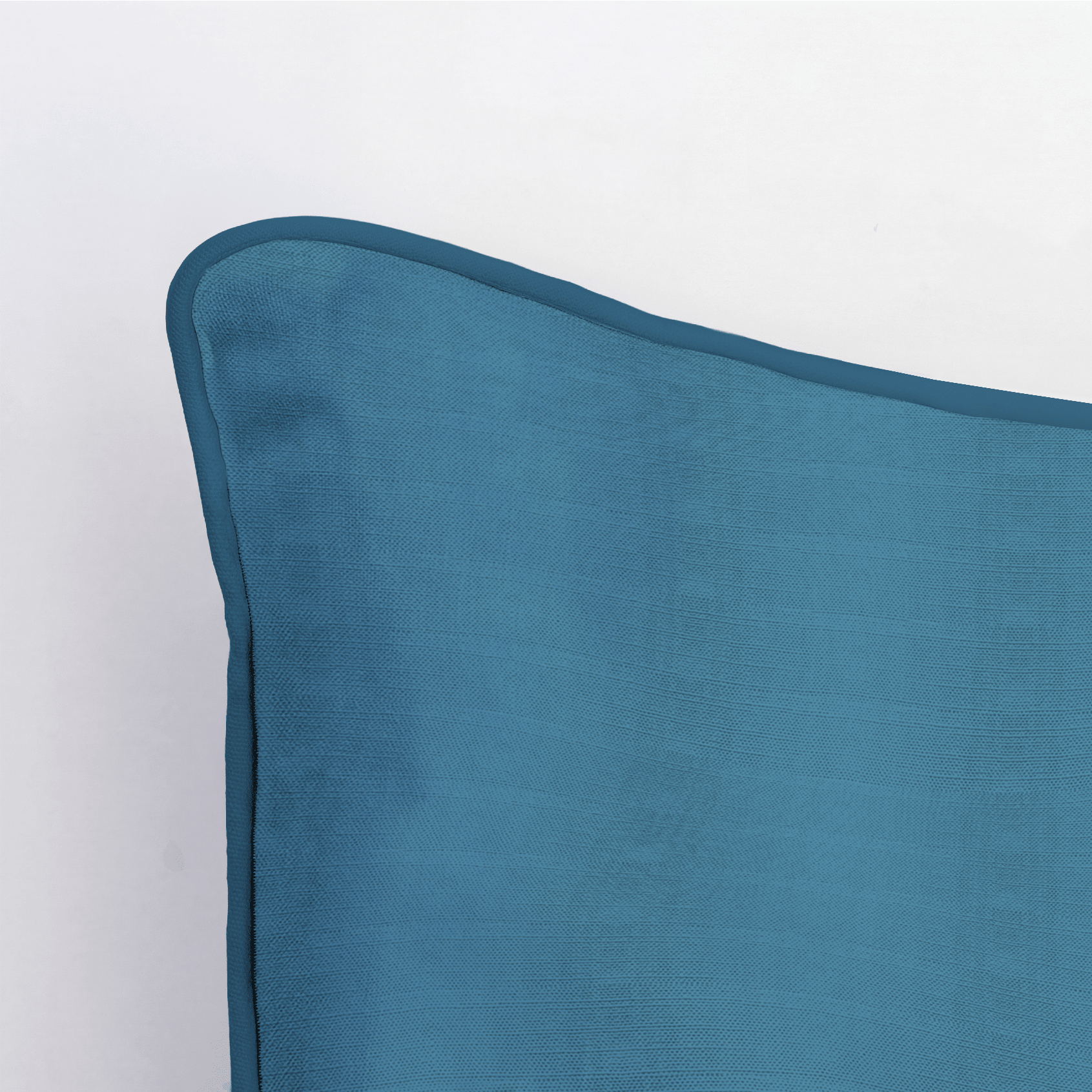 Hint Of Lime Deep Aqua Throw Pillow - Lemon Park