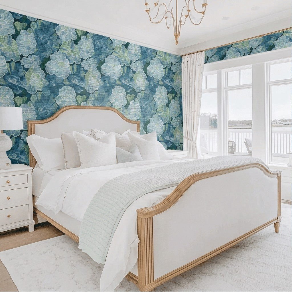 Hint of Lime Faux Grasscloth Wallpaper - Lemon Park
