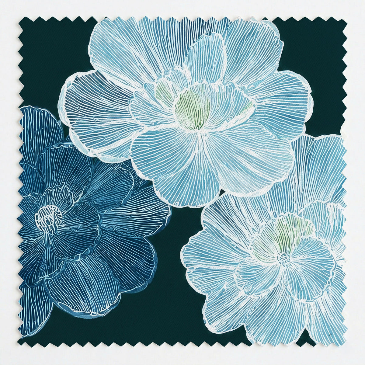 Hint Of Lime Floral - Fabric - Lemon Park