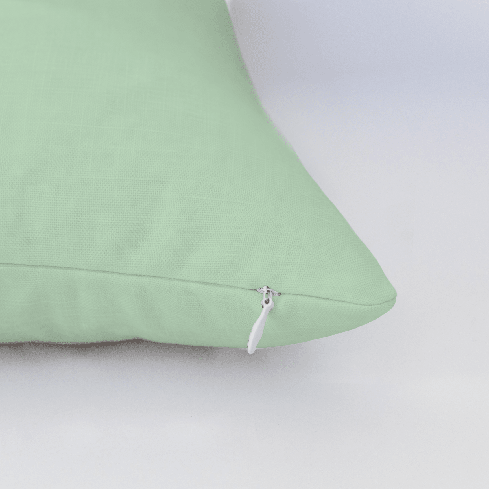 Hint Of Lime Leaf Throw Pillow - Lemon Park