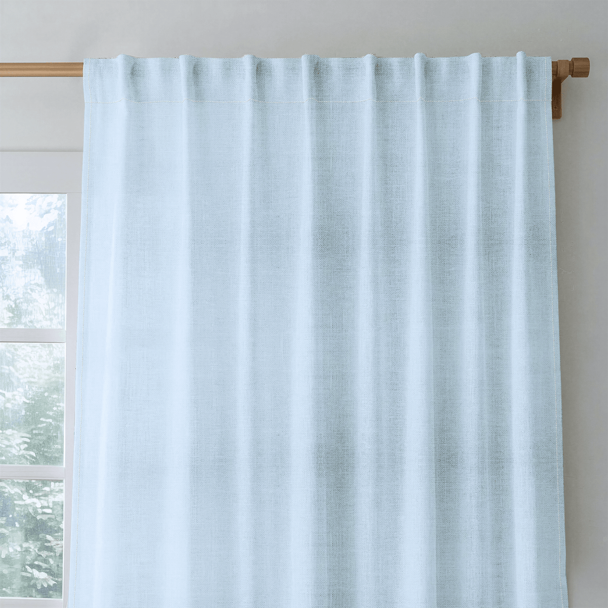 Hint Of Lime Sky - Drapery - Lemon Park