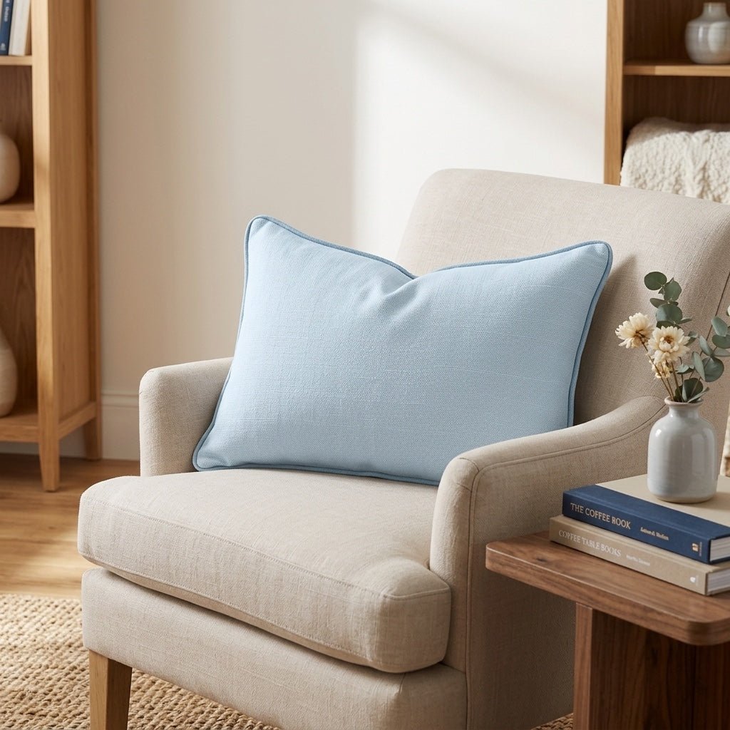 Hint Of Lime Sky Throw Pillow - Lemon Park