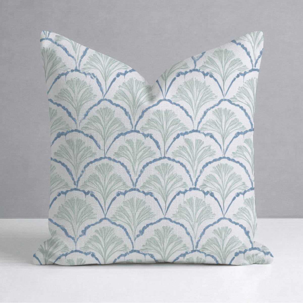 Hint Of Lime Sprouts Throw Pillow - Lemon Park