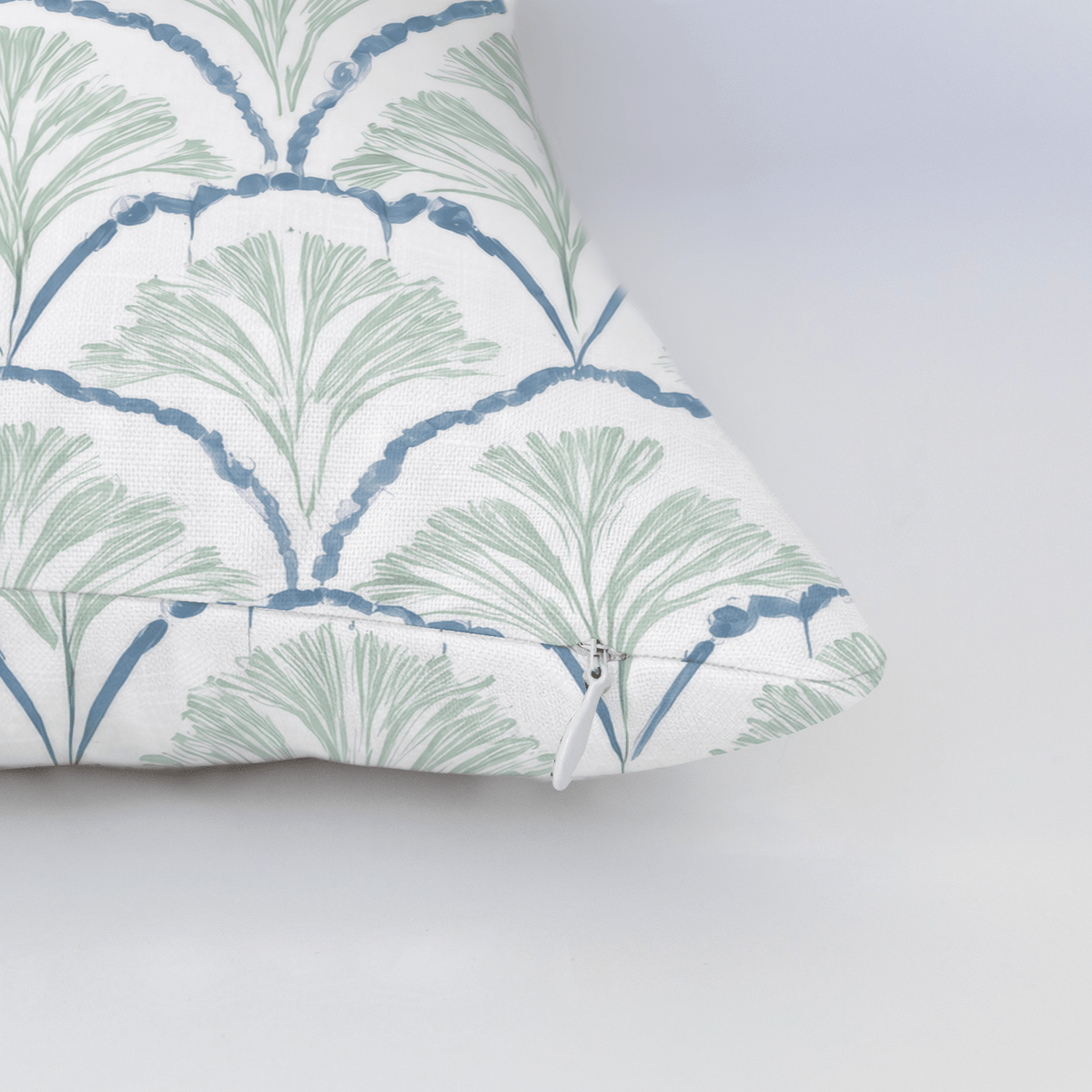Hint Of Lime Sprouts Throw Pillow - Lemon Park