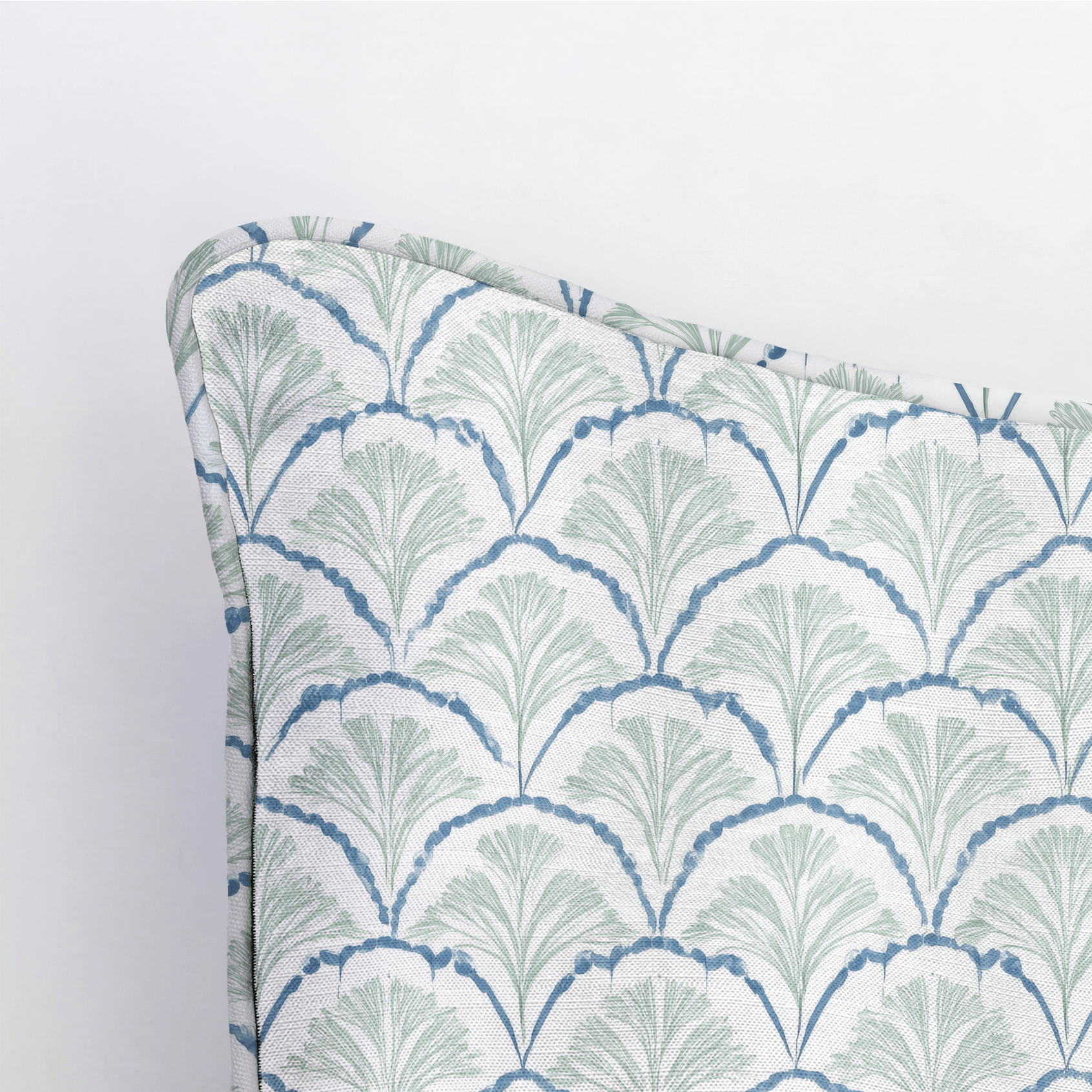 Hint Of Lime Sprouts Throw Pillow - Lemon Park