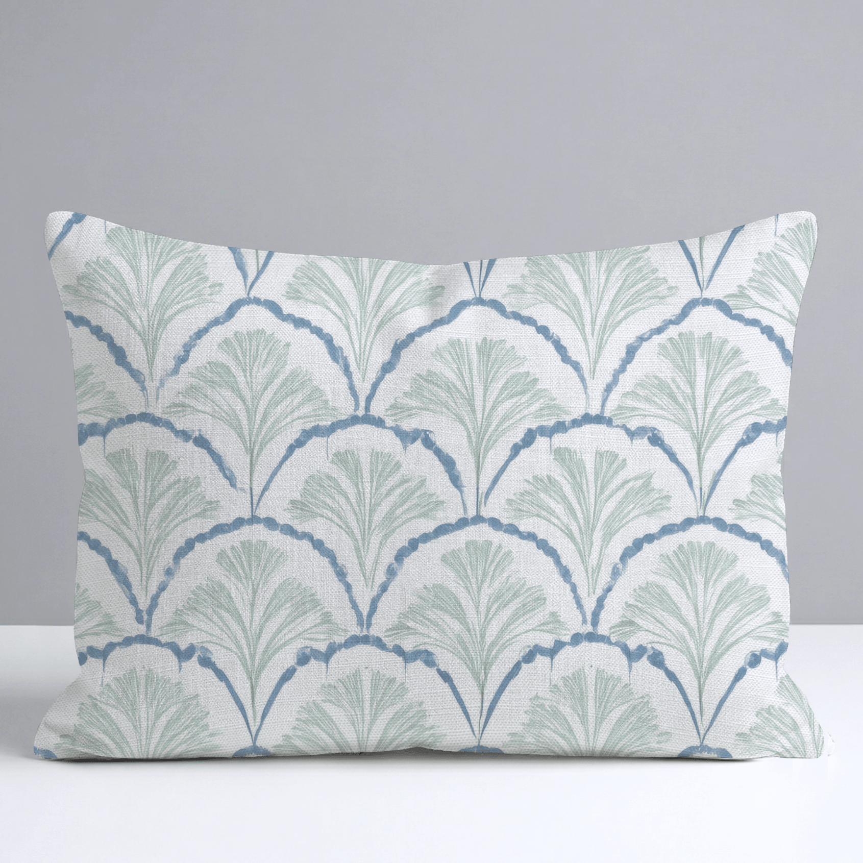 Hint Of Lime Sprouts Throw Pillow - Lemon Park