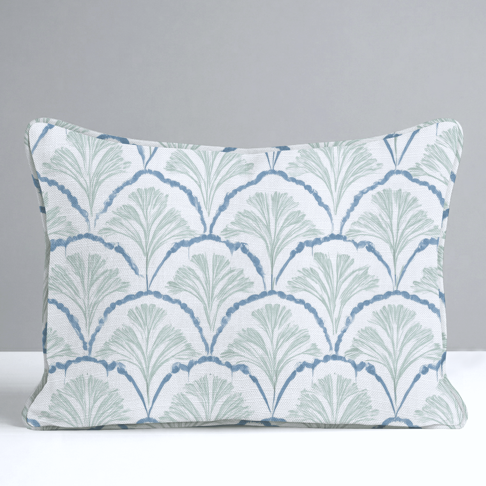 Hint Of Lime Sprouts Throw Pillow - Lemon Park