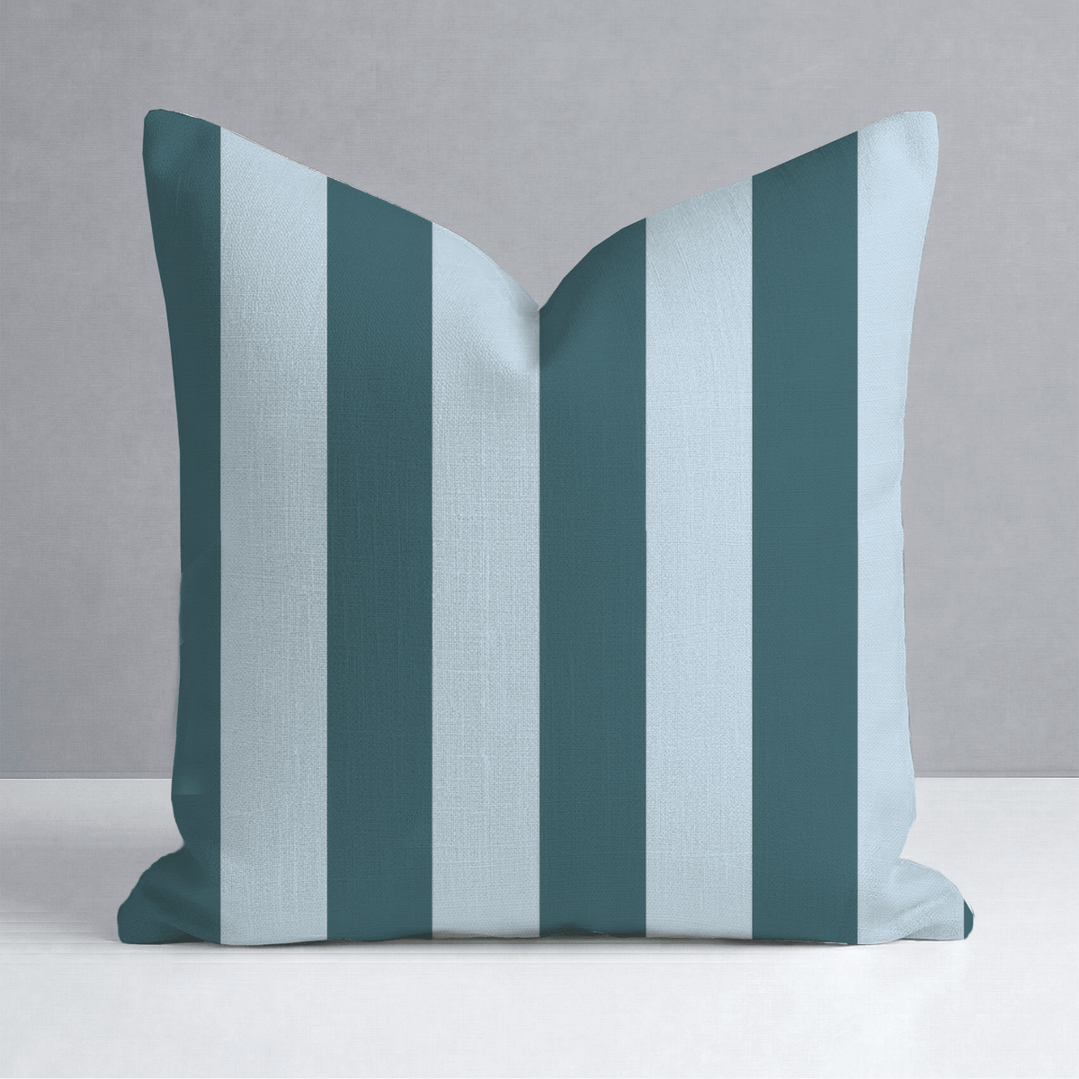 Hint Of Lime Stripes Throw Pillow - Lemon Park