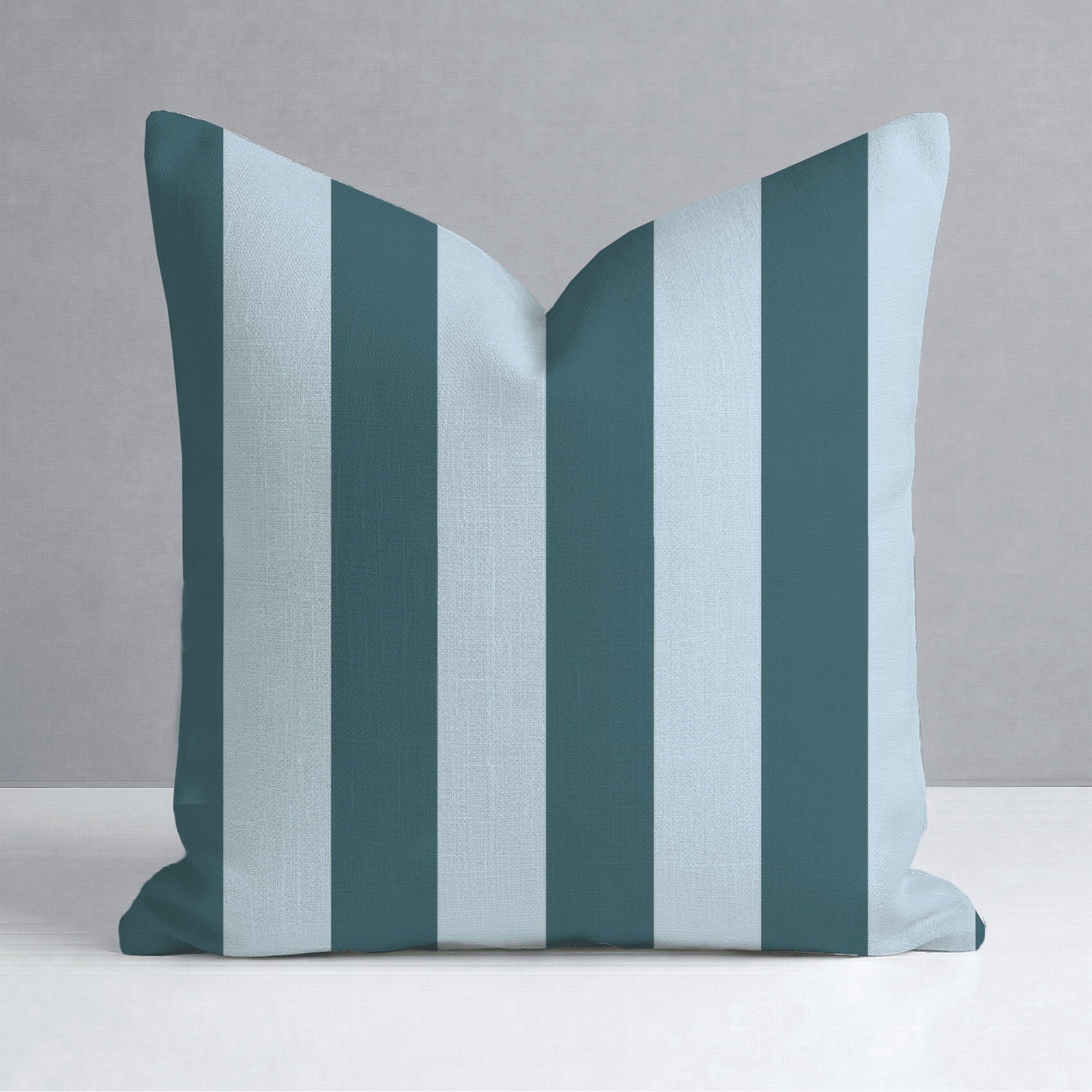 Hint Of Lime Stripes Throw Pillow - Lemon Park