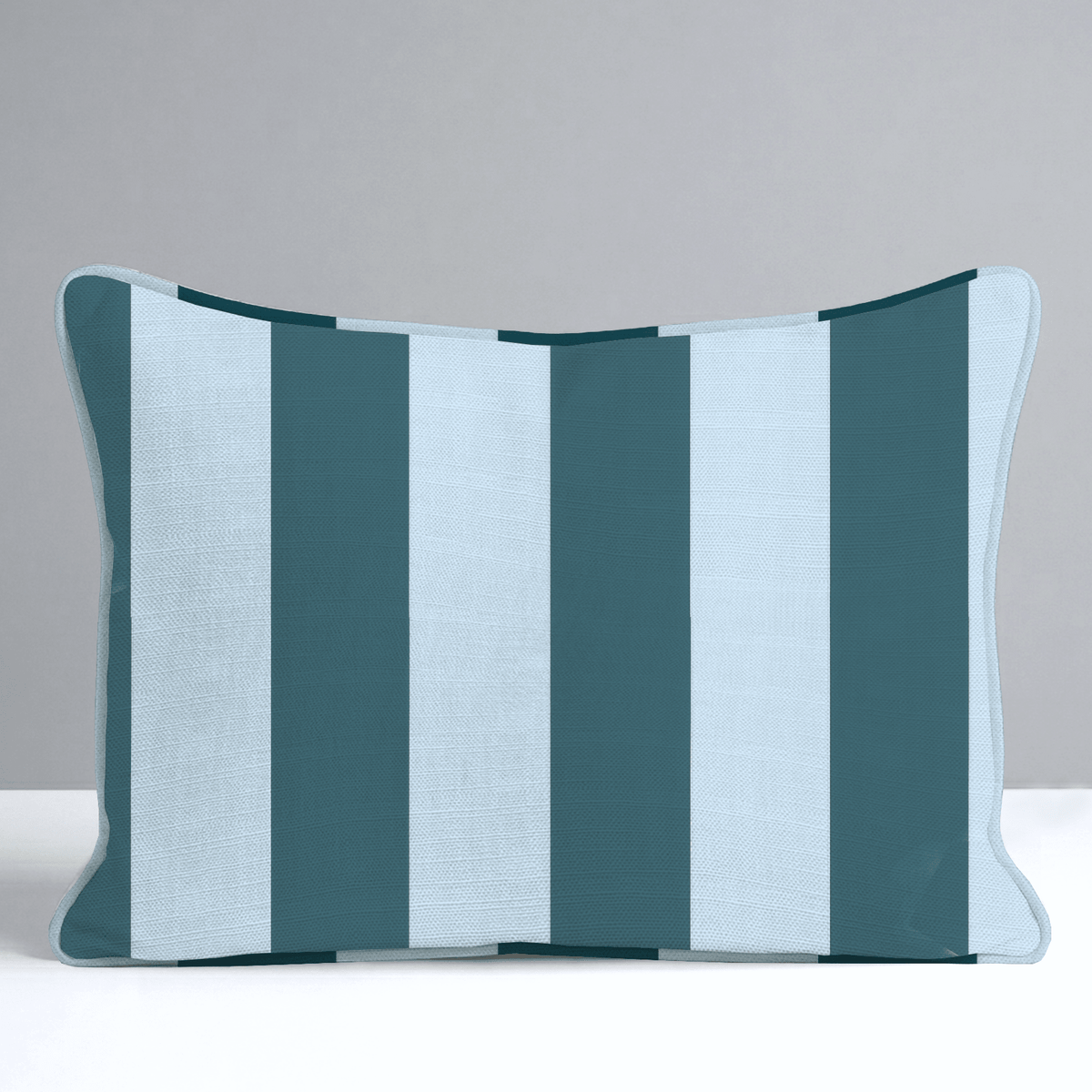 Hint Of Lime Stripes Throw Pillow - Lemon Park