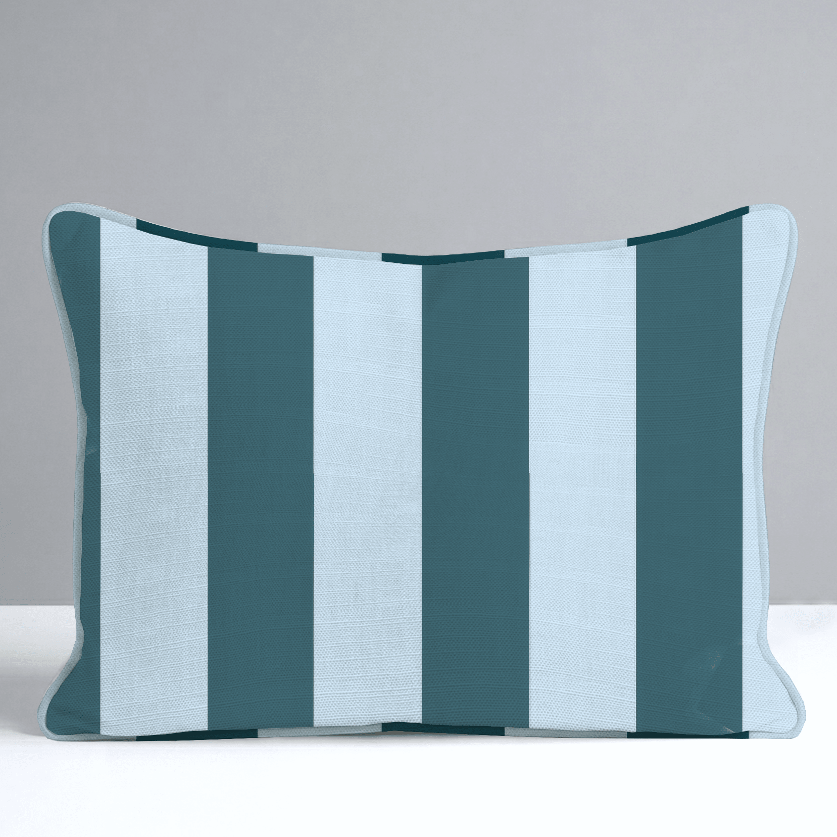 Hint Of Lime Stripes Throw Pillow - Lemon Park