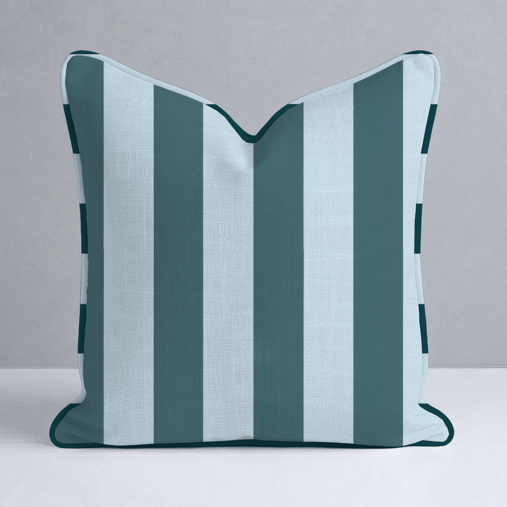 Hint Of Lime Stripes Throw Pillow - Lemon Park