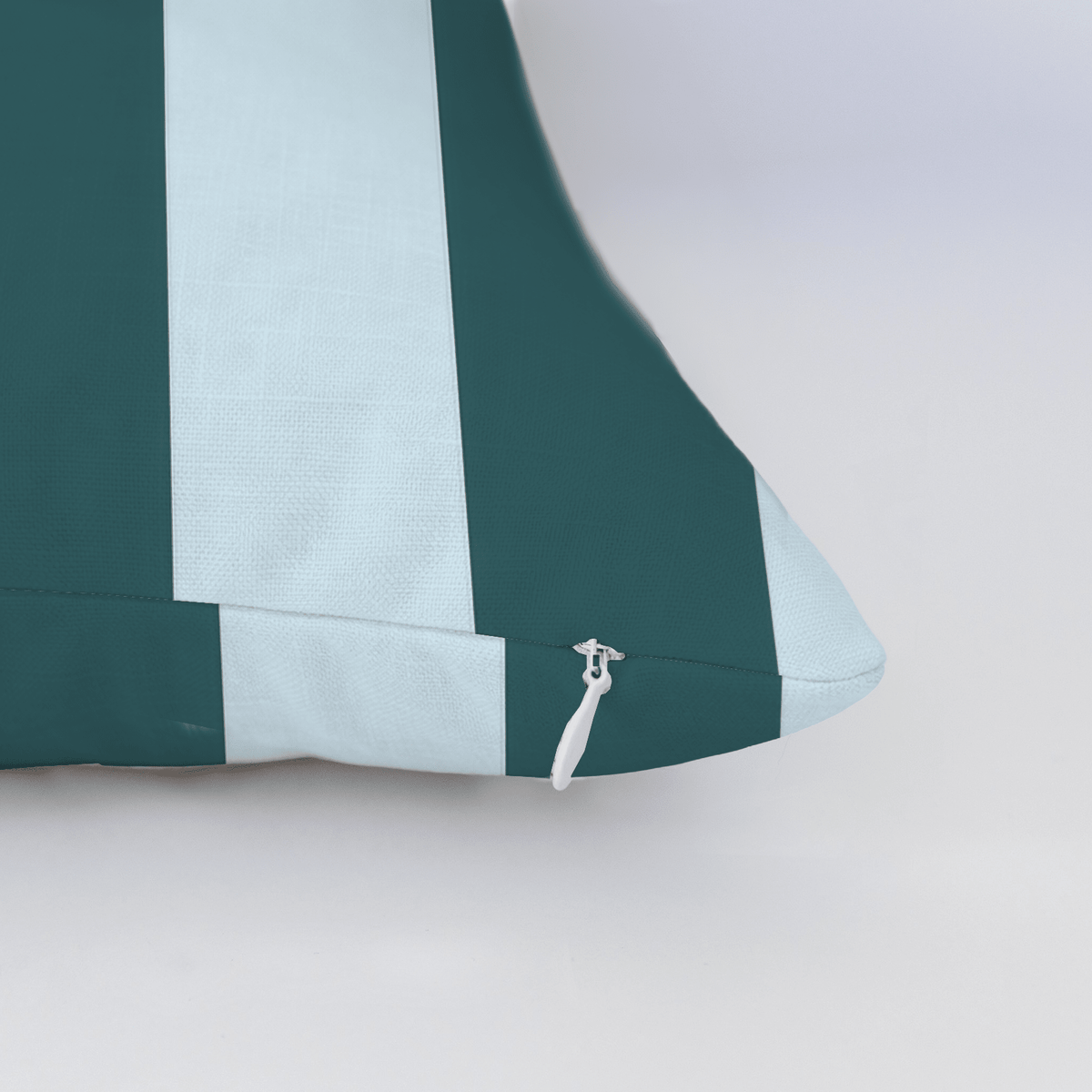 Hint Of Lime Stripes Throw Pillow - Lemon Park