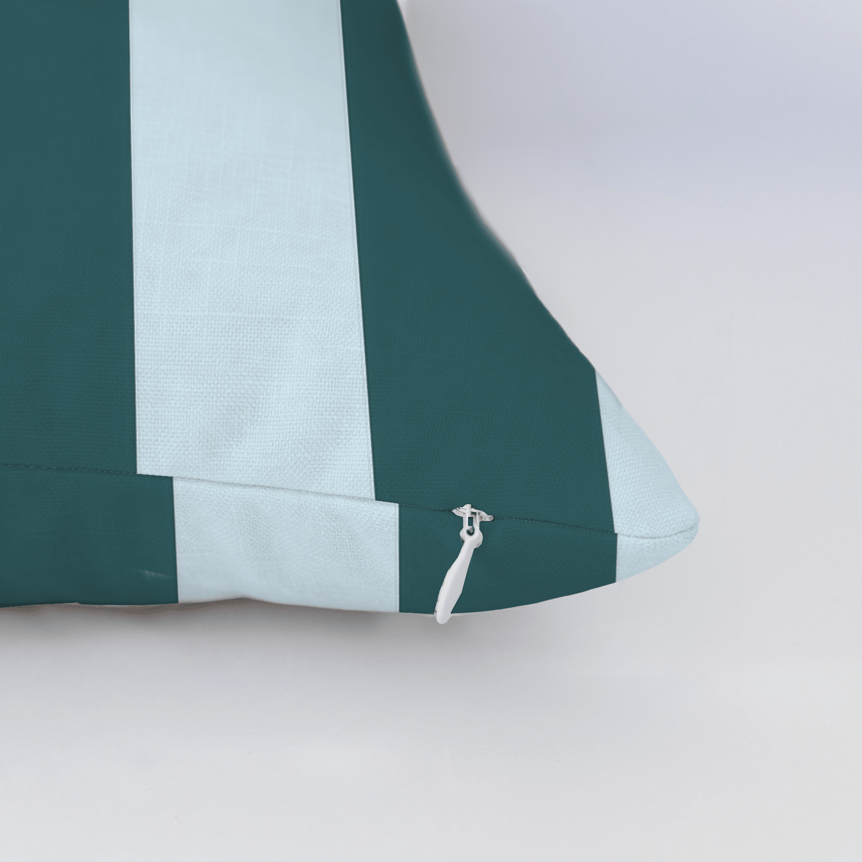 Hint Of Lime Stripes Throw Pillow - Lemon Park