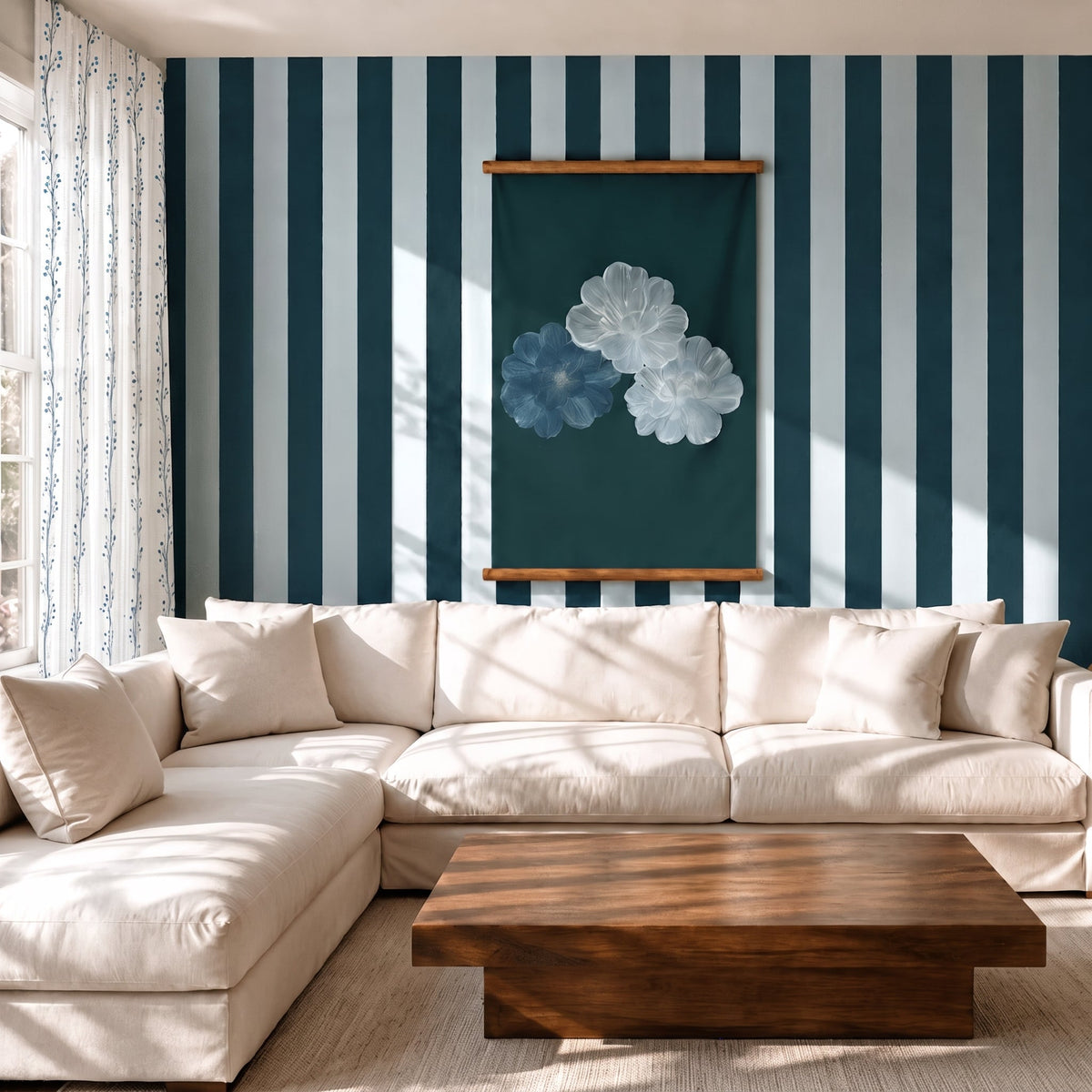 Hint Of Lime Stripes Wallpaper - Lemon Park