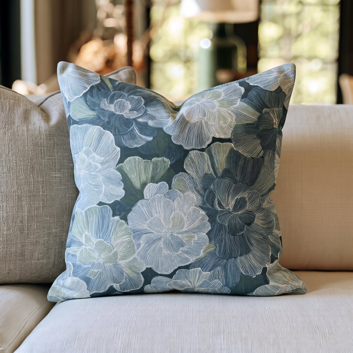 Hint of Lime Throw Pillow - Lemon Park
