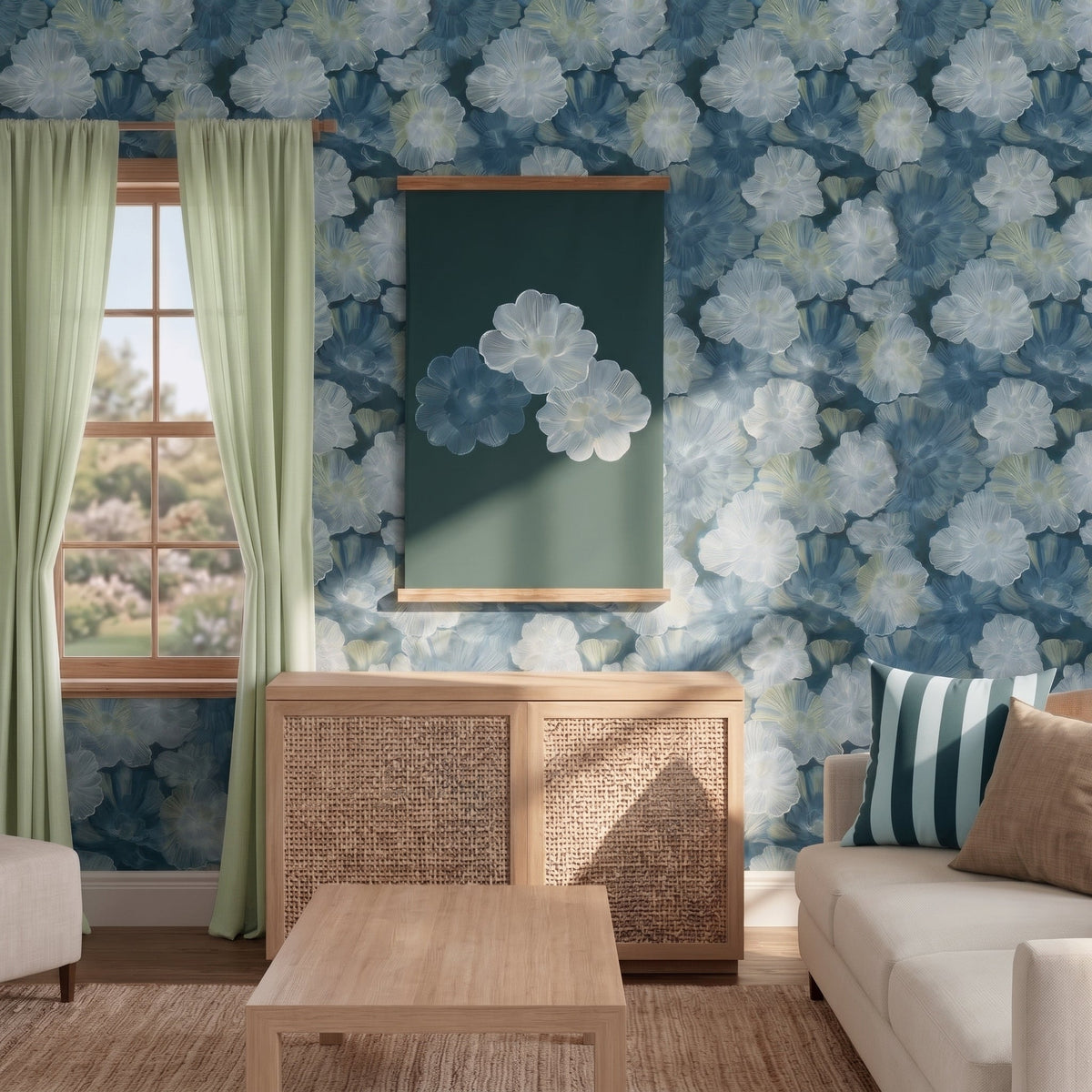 Hint of Lime Wallpaper - Lemon Park