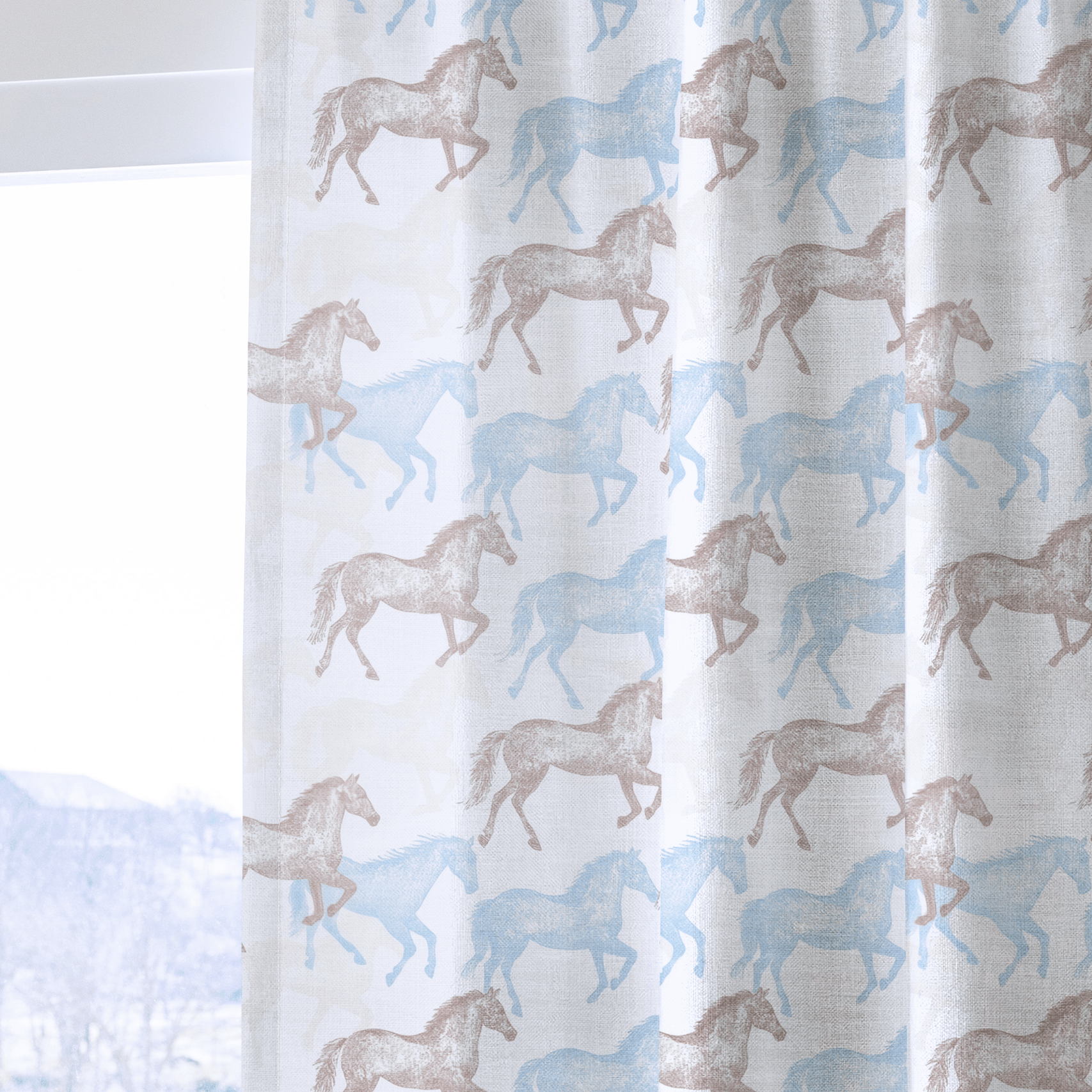 Hold Your Horses - Drapery - Lemon Park