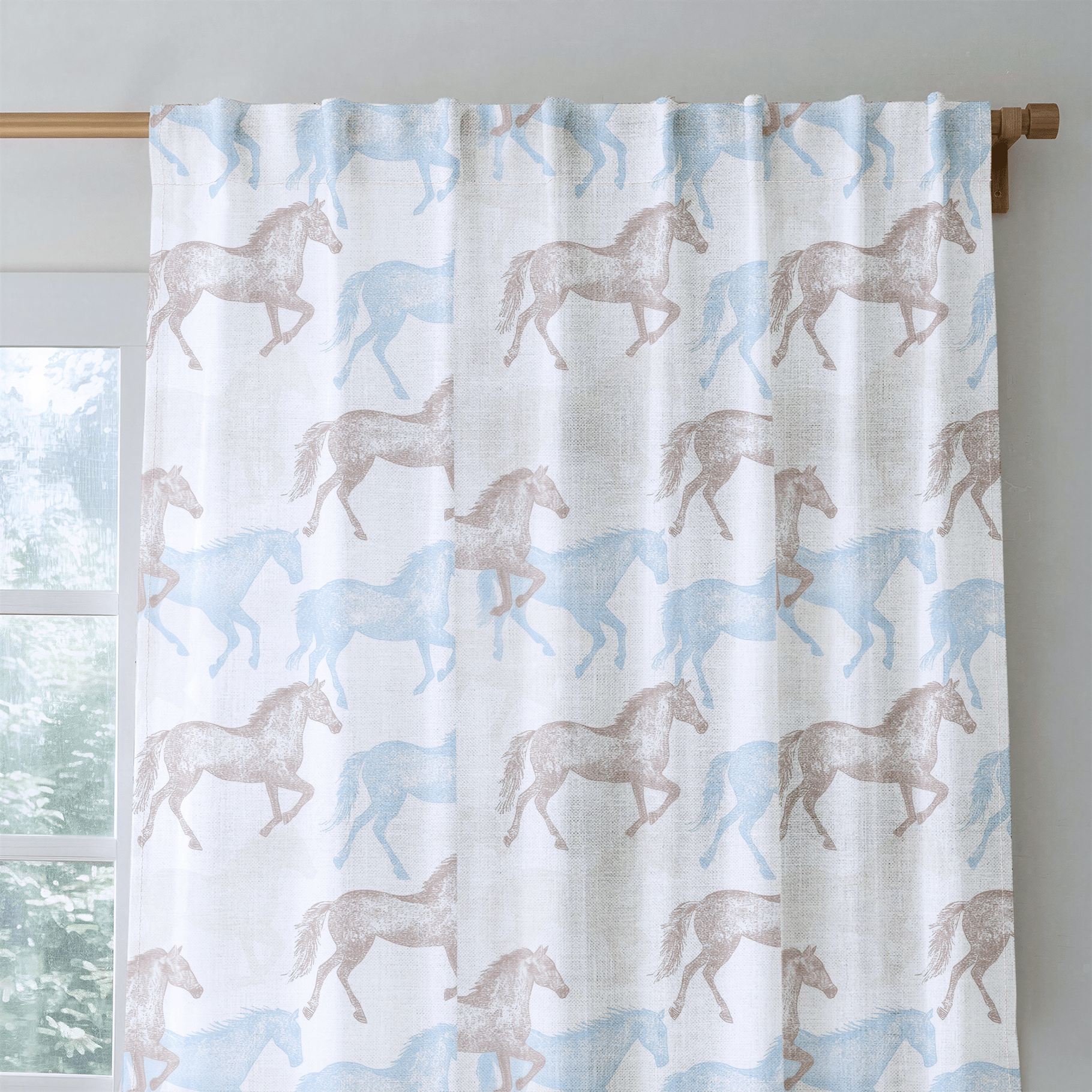 Hold Your Horses - Drapery - Lemon Park