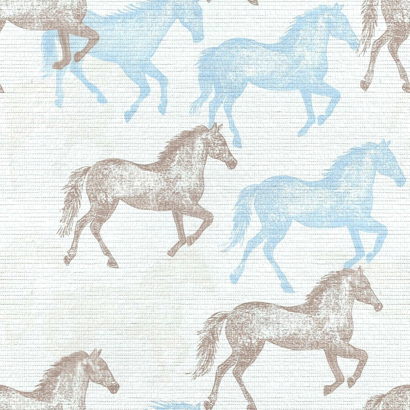 Hold Your Horses Faux Grasscloth Wallpaper - Lemon Park