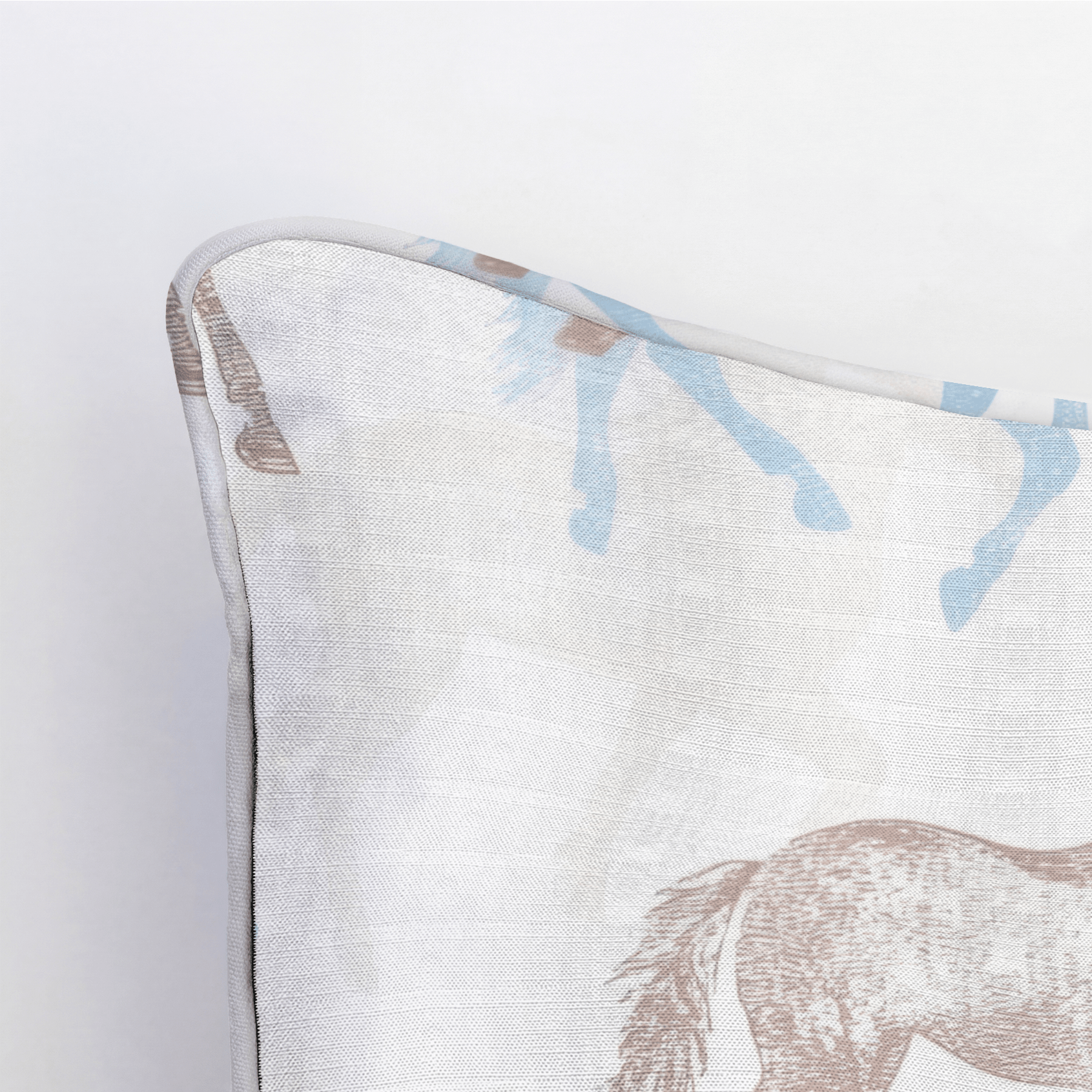 Hold Your Horses Throw Pillow - Lemon Park