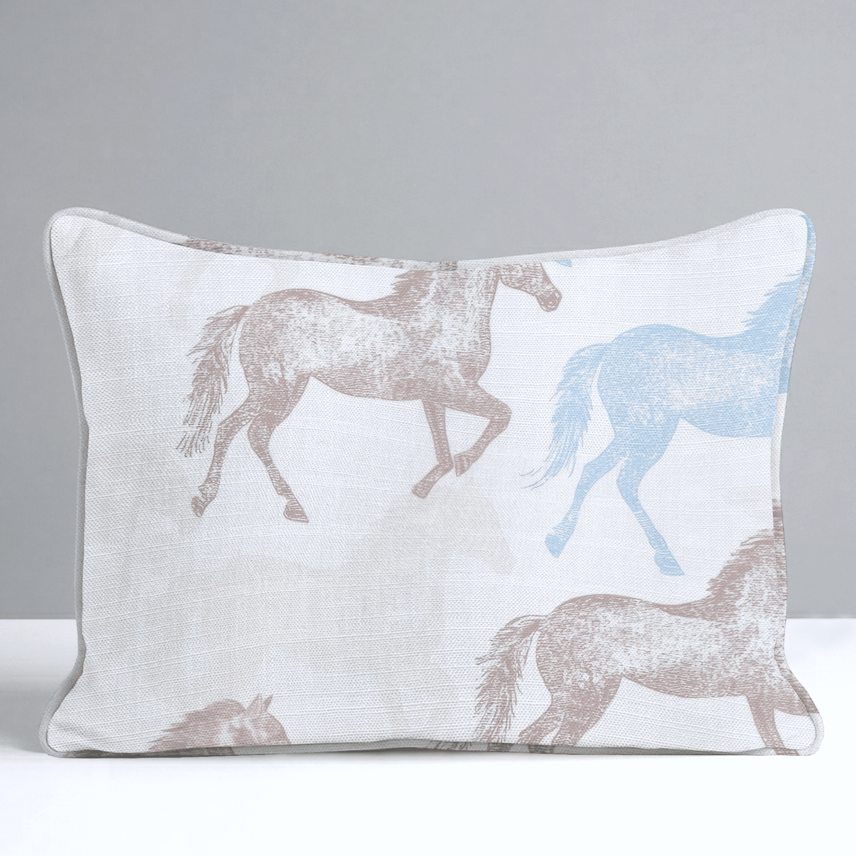 Hold Your Horses Throw Pillow - Lemon Park