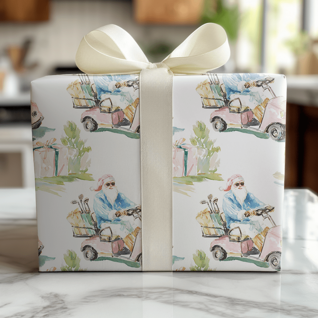 Holiday Caddy - Wrapping Paper - Lemon Park