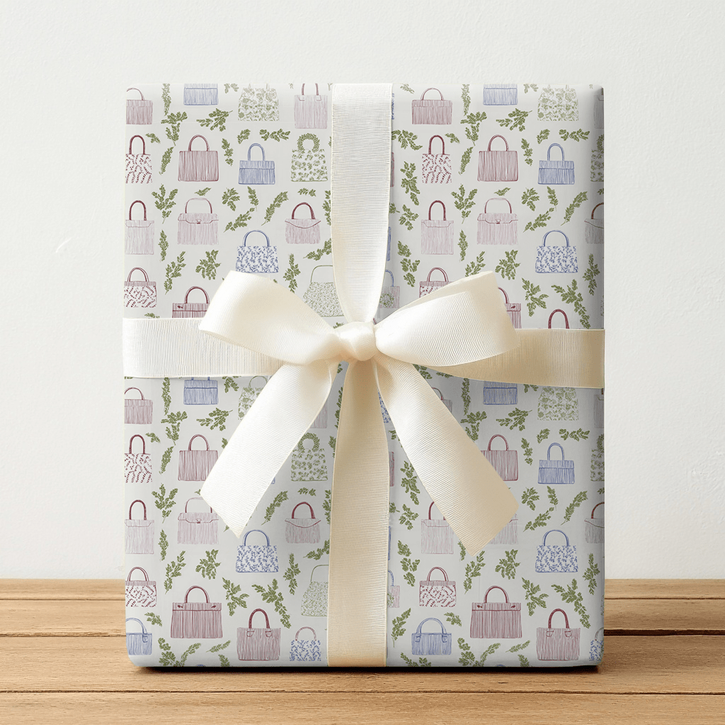 Holiday Handbags - Wrapping Paper - Lemon Park