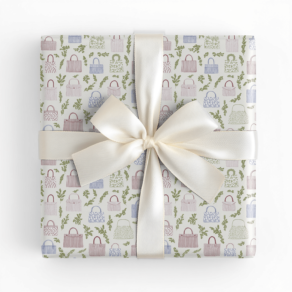 Holiday Handbags - Wrapping Paper - Lemon Park