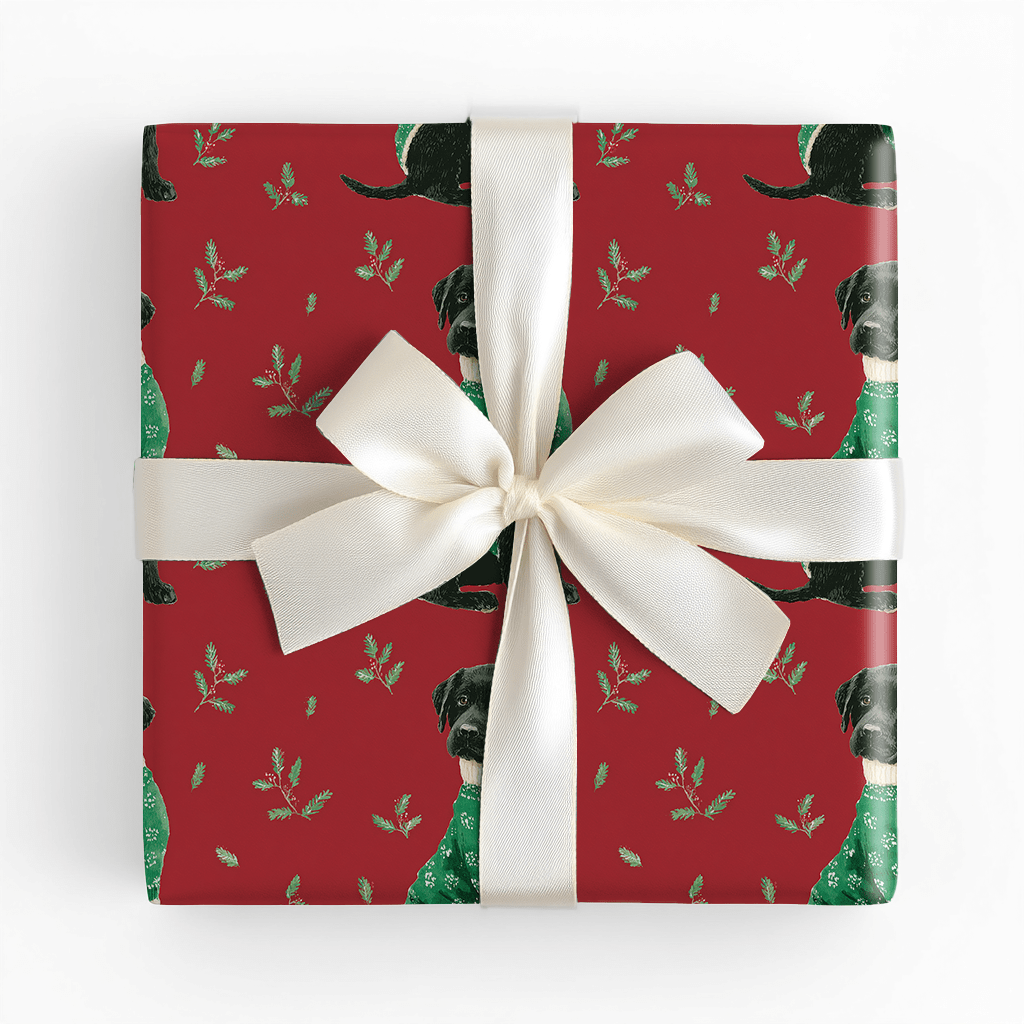 Holiday Lab Love - Wrapping Paper - Lemon Park