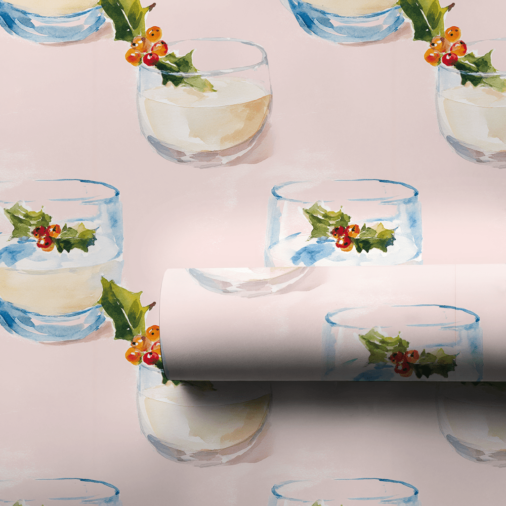 Holiday Toast - Wrapping Paper - Lemon Park