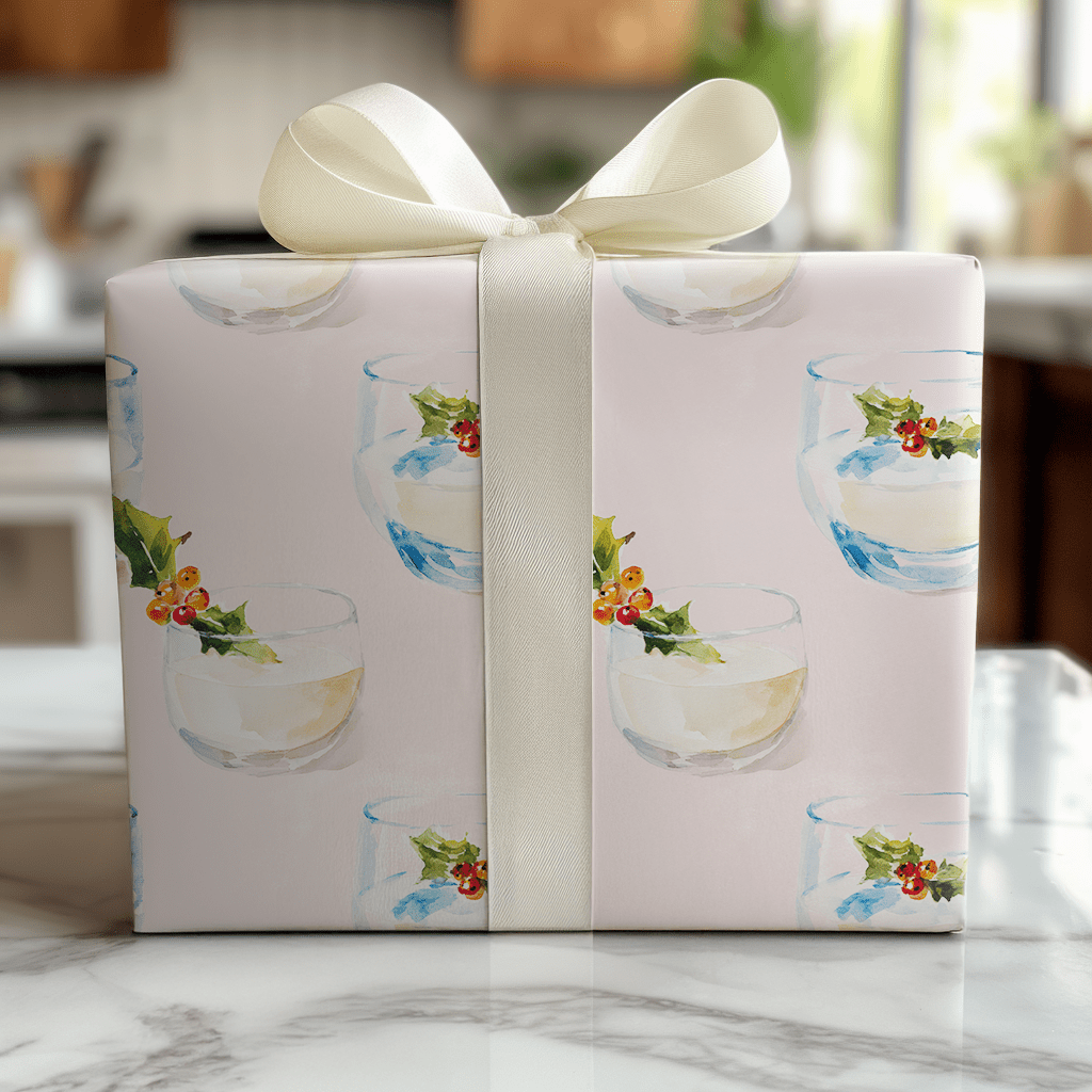 Holiday Toast - Wrapping Paper - Lemon Park