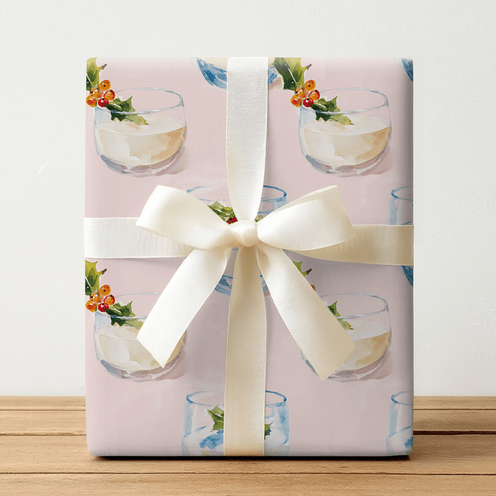 Holiday Toast - Wrapping Paper - Lemon Park