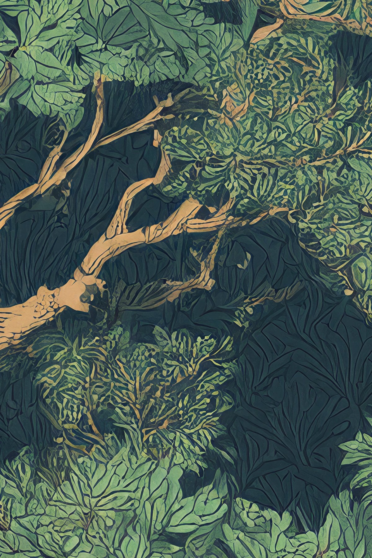 Hollis Grove - Wall Mural - Lemon Park