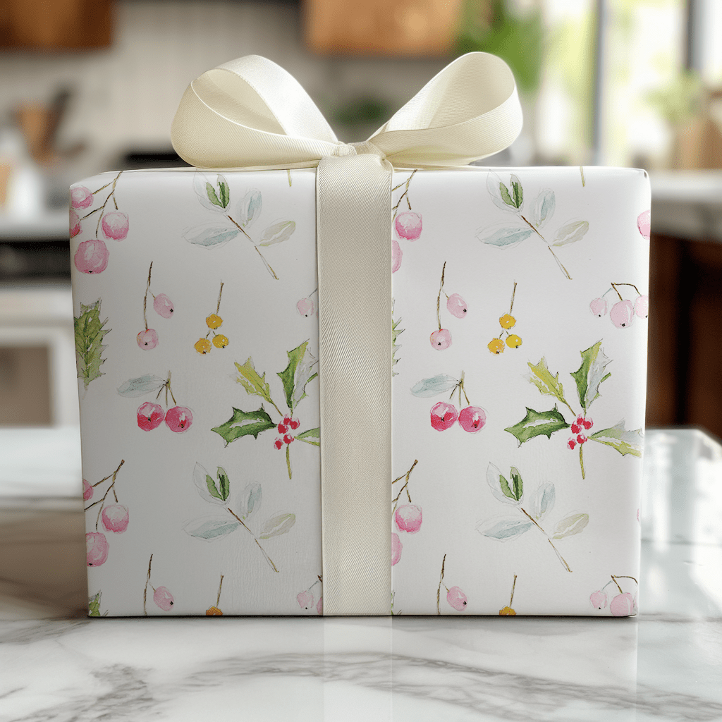 Holly & Bright - Wrapping Paper - Lemon Park