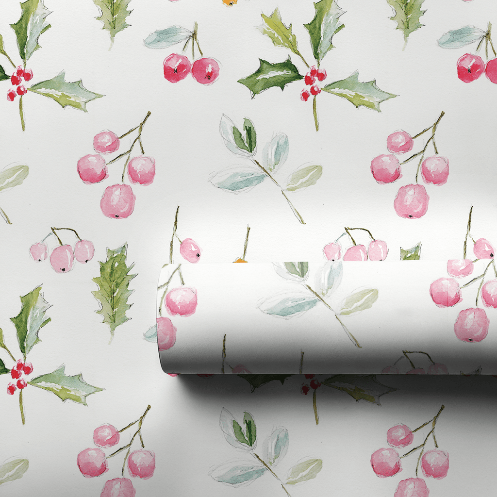 Holly & Bright - Wrapping Paper - Lemon Park