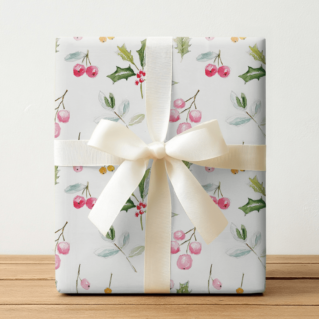 Holly & Bright - Wrapping Paper - Lemon Park