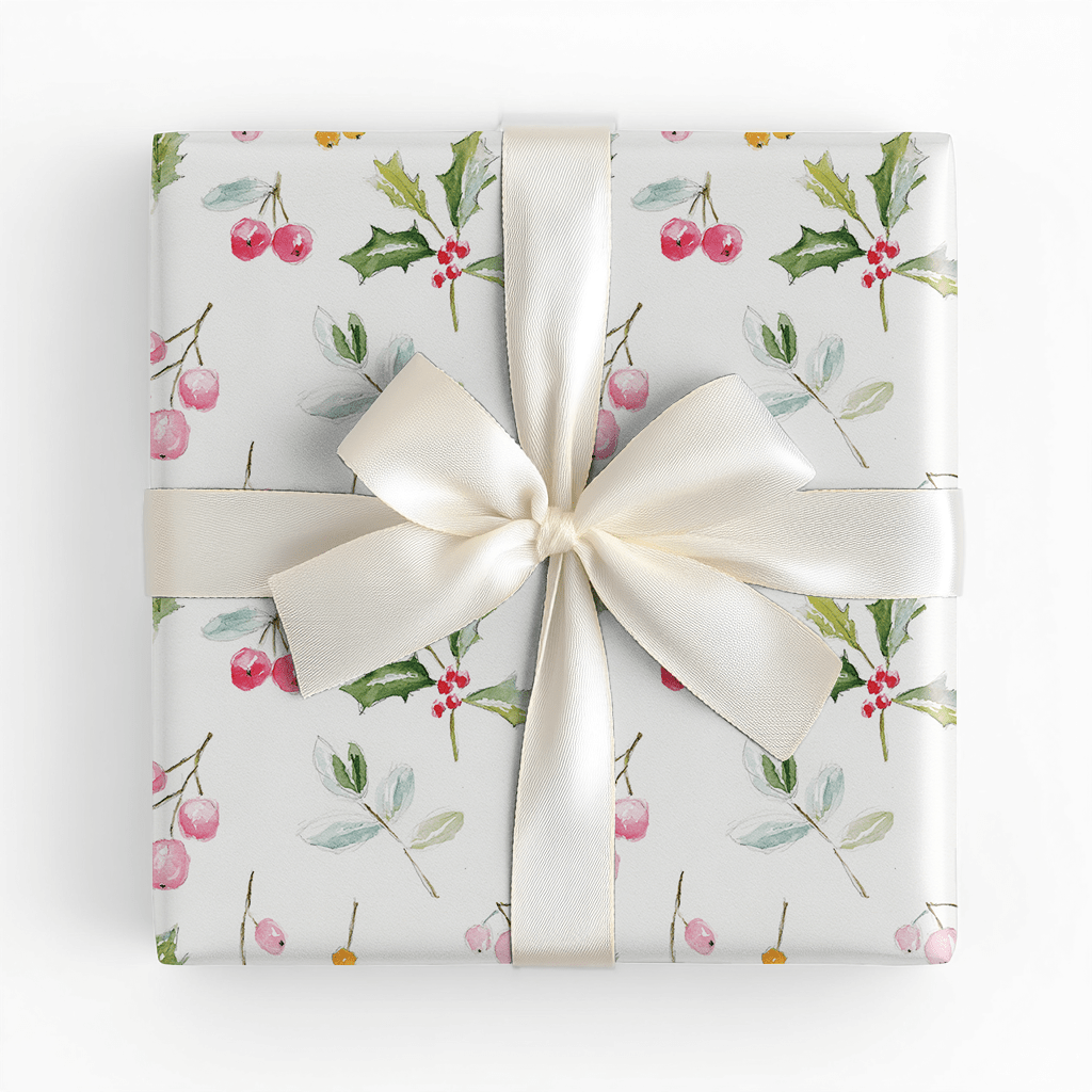Holly & Bright - Wrapping Paper - Lemon Park