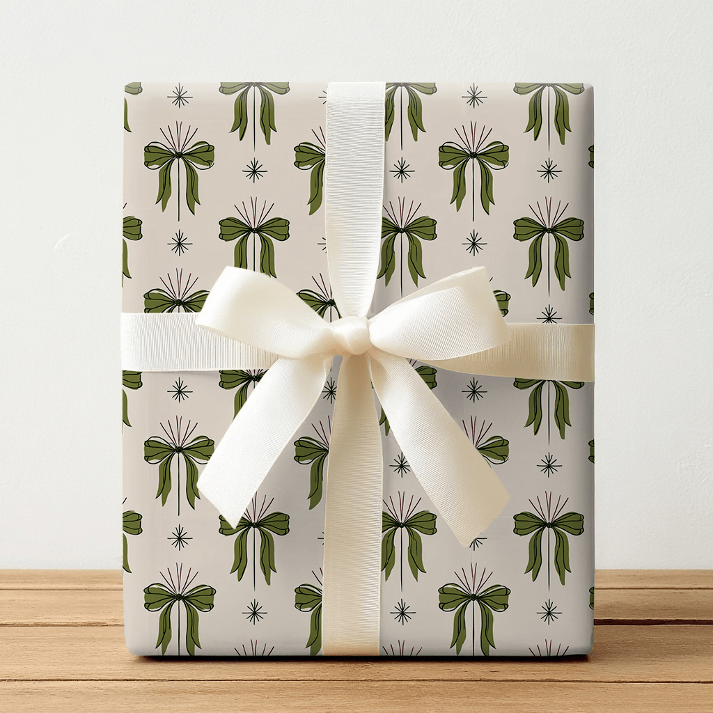 Holly Jolly Bows - Wrapping Paper - Lemon Park