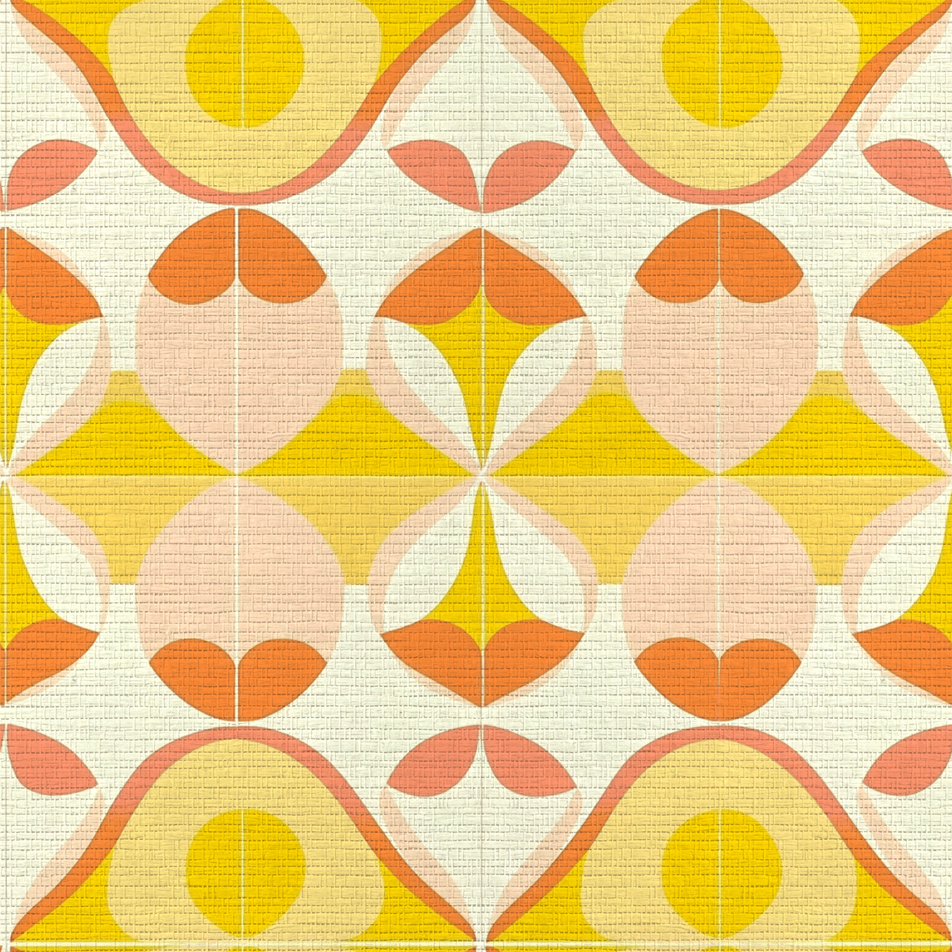 Honey Faux Grasscloth Wallpaper - Lemon Park