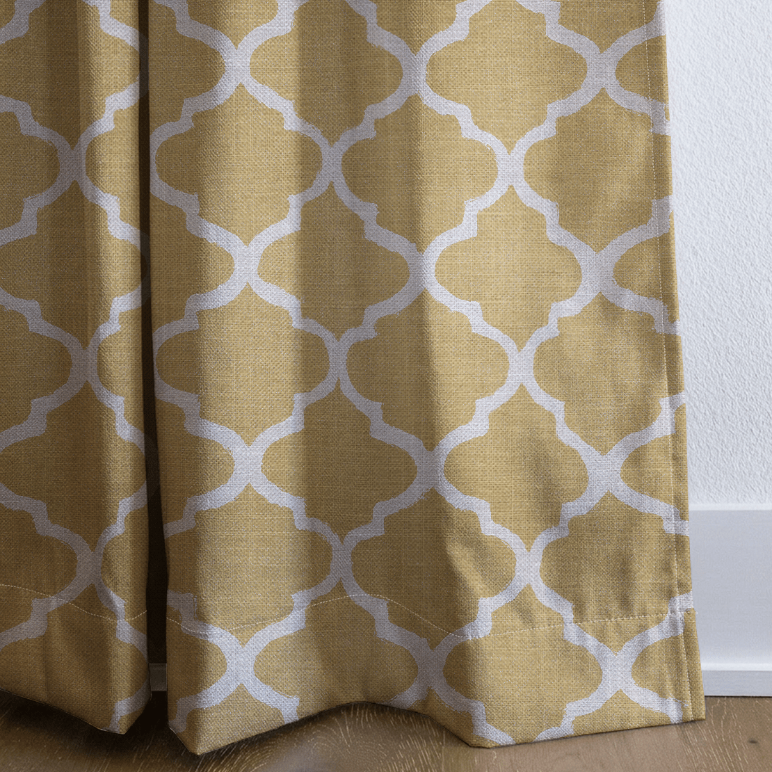 Honey Lattice - Drapery - Lemon Park
