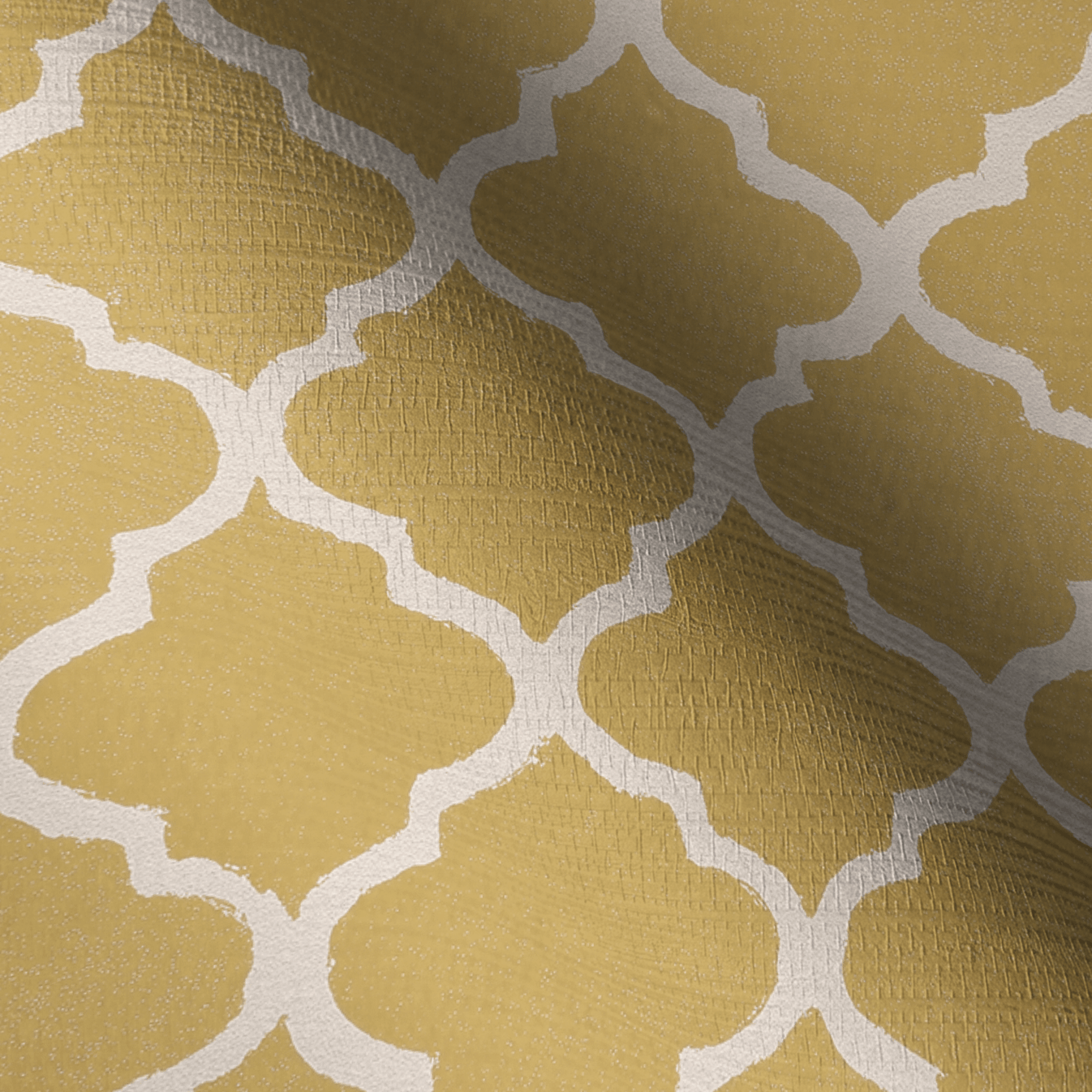 Honey Lattice Faux Grasscloth Wallpaper - Lemon Park