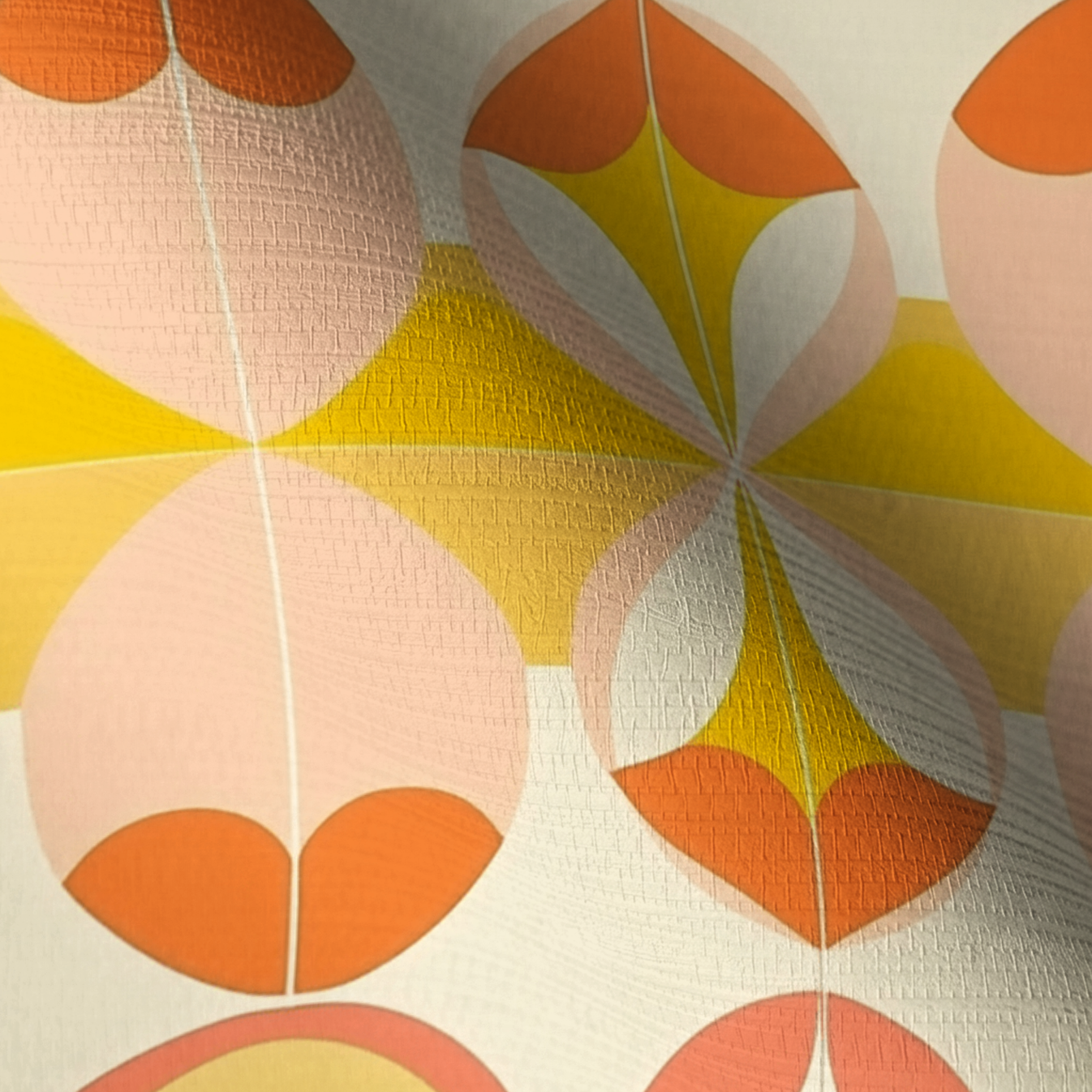 Honey Faux Grasscloth Wallpaper