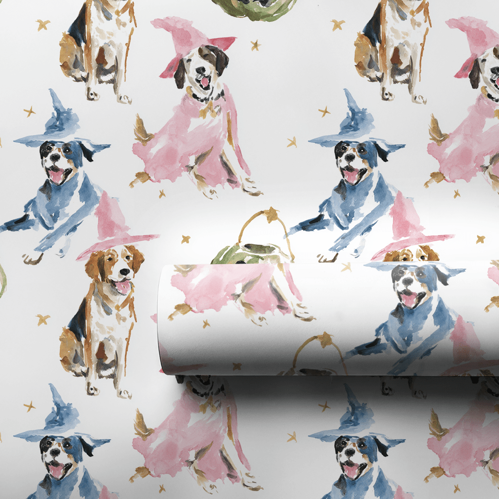 Howl - o - Ween - Wrapping Paper - Lemon Park