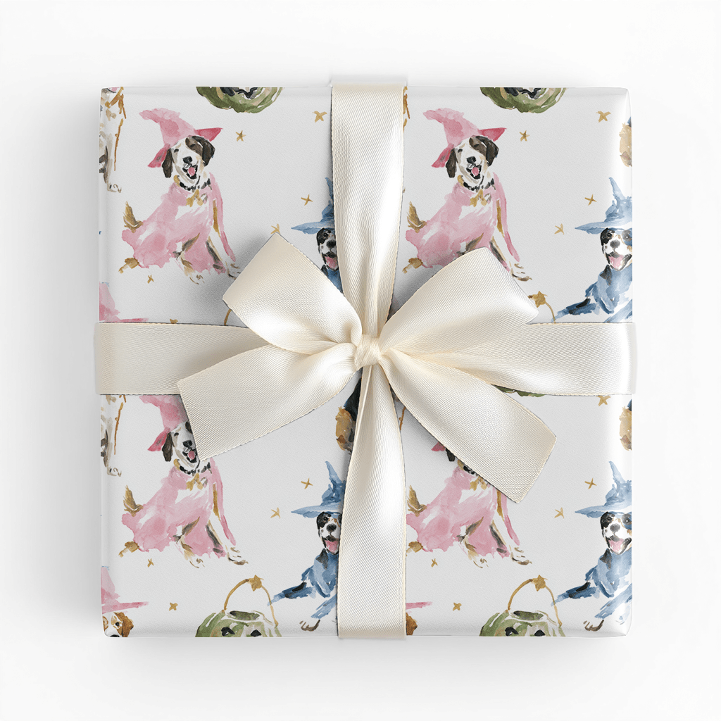 Howl - o - Ween - Wrapping Paper - Lemon Park