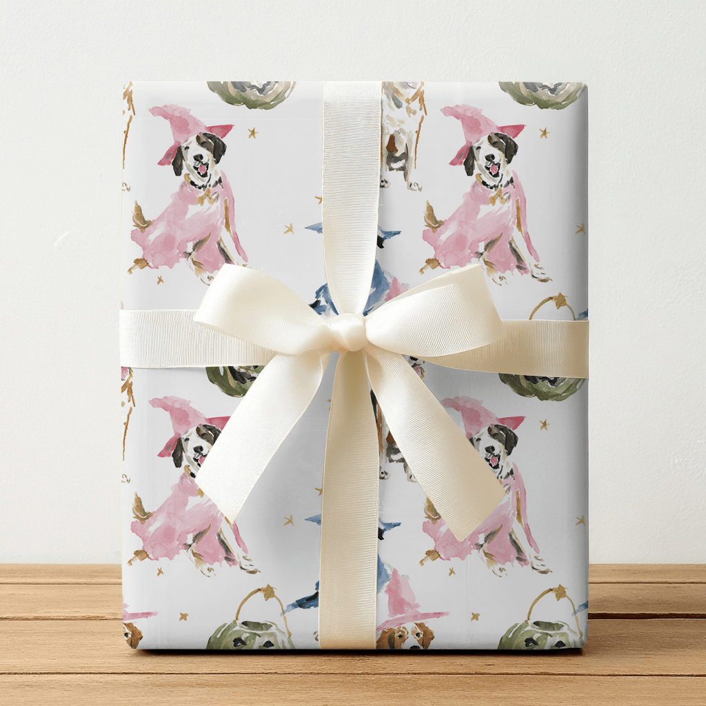 Howl - o - Ween - Wrapping Paper - Lemon Park